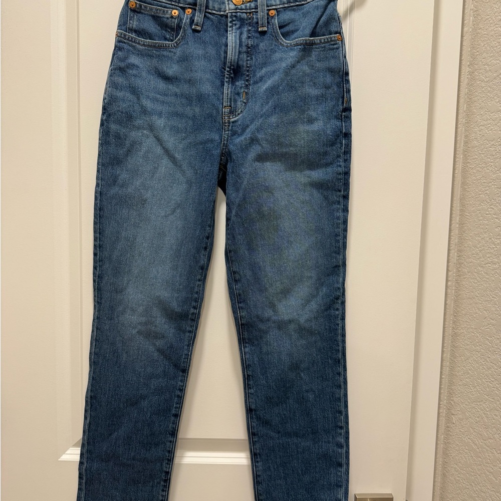 Madewell Straight Leg Denim Jeans